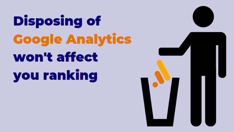 Can I remove Google Analytics without affecting Google Search ranking?