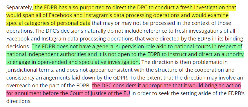 GDPR Enforcement - EDPB investigation into Irish DPC